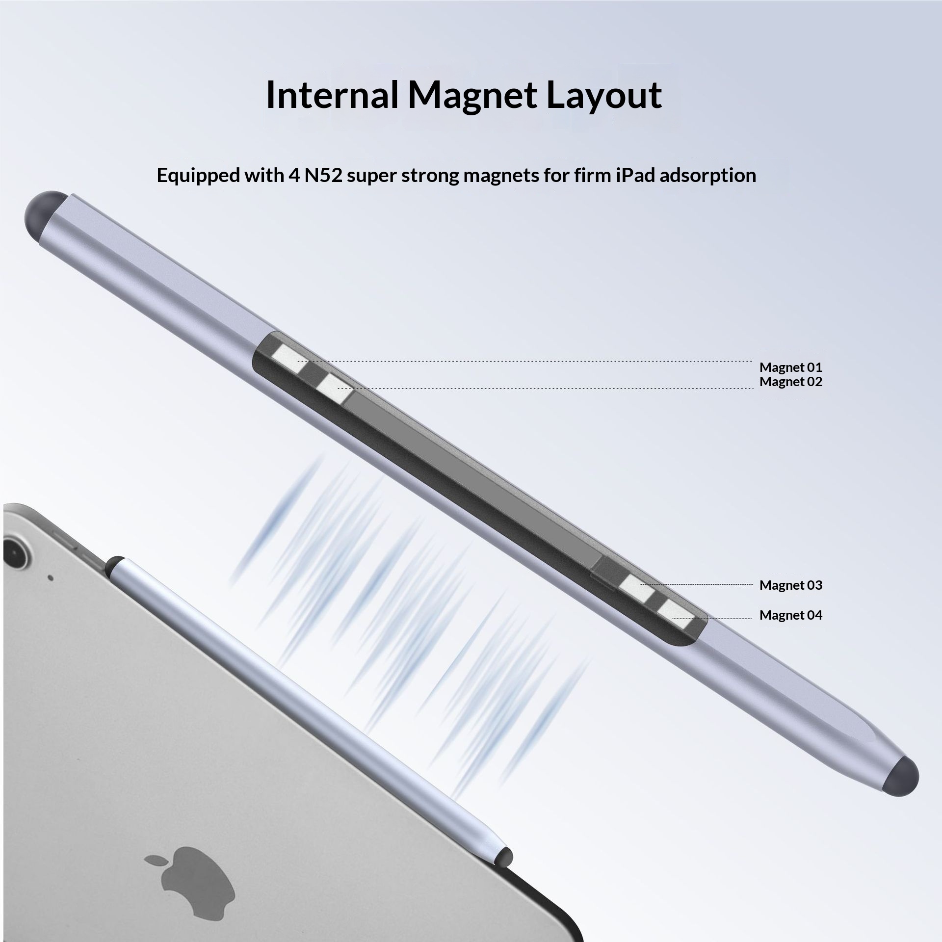 Compatible avec les téléphones Huawei, Xiaomi, tablettes, iPad, ordinateurs et appareils Android à écran tactile capacitif (dessin au stylet)._voghion.com