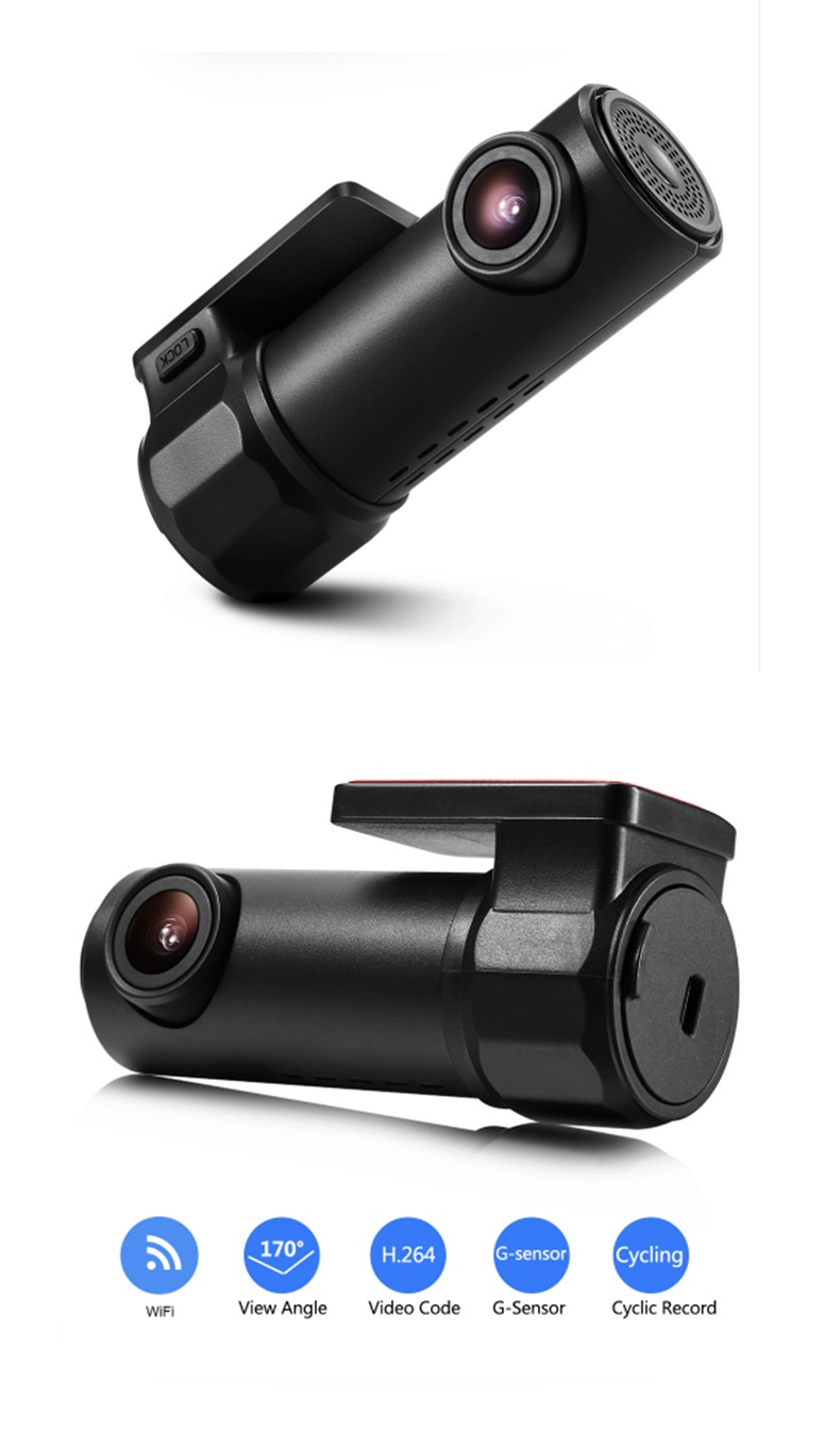 Versteckte WLAN-Dashcam für grenzüberschreitenden E-Commerce mit 360°-Nachtsicht und HD-Panorama-Autoaufnahme_voghion.com