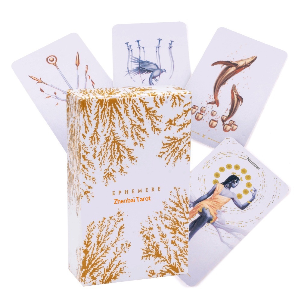 Advanced Waite High Frequency True White Tarot Cards With Electronic Guide_voghion.com