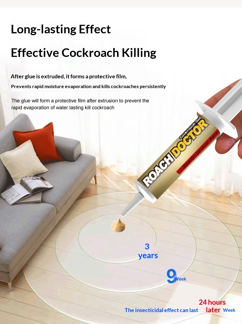 Cockroach Killer Bait Gel Effective Insecticide For Home Use_voghion.com