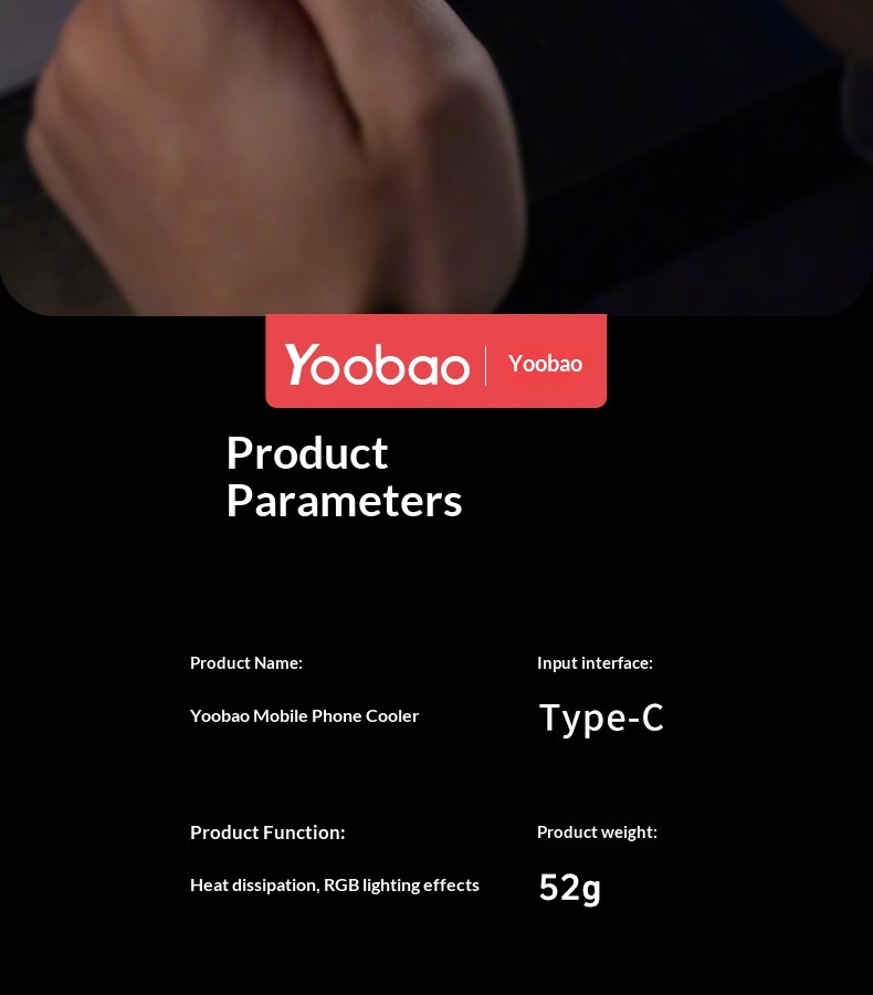 AI Temperature-Controlled Cooling Phone With Digital Display, Three-Level Adjustment, Magnetic Back Clip, Semiconductor_voghion.com