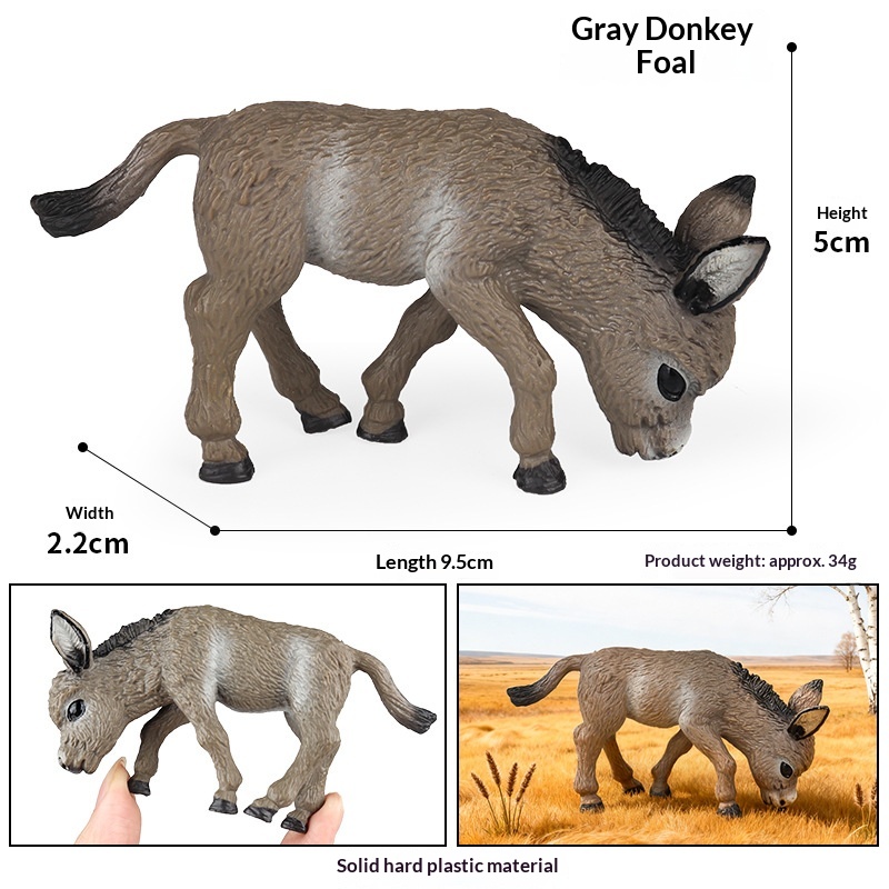 Tierfiguren Set Für Kinder Zur Kognitiven Simulation Bauernhof_voghion.com