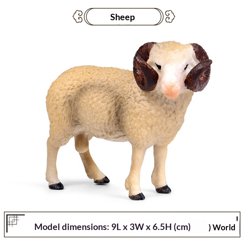 Tierfiguren Set Für Kinder Zur Kognitiven Simulation Bauernhof_voghion.com