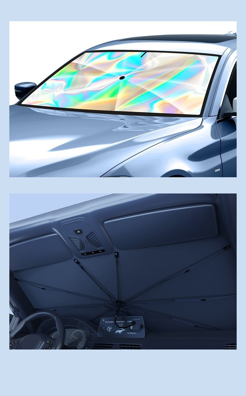 Parasole per parabrezza auto laser iridescente termico_voghion.com
