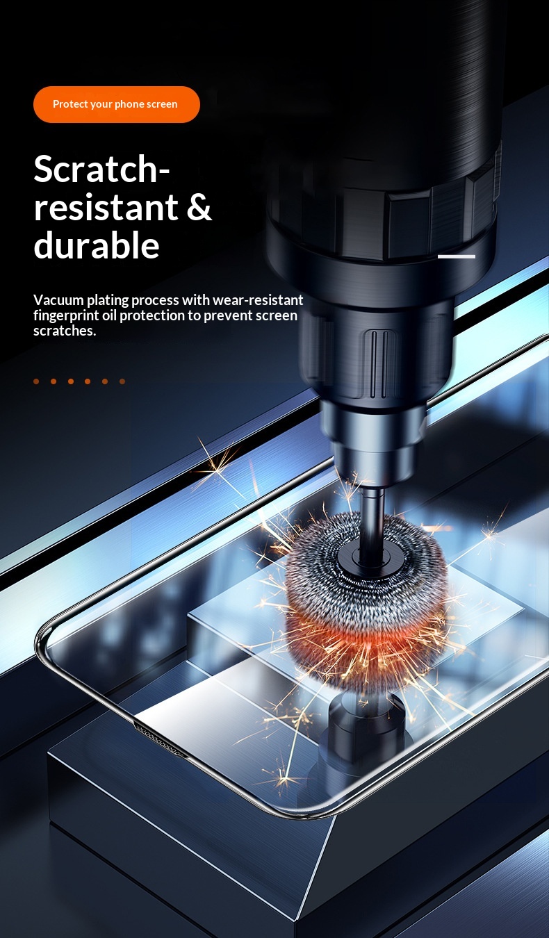 Tempered Glass Screen Protector For Iphone 15 Pro Hd Dust Free_voghion.com