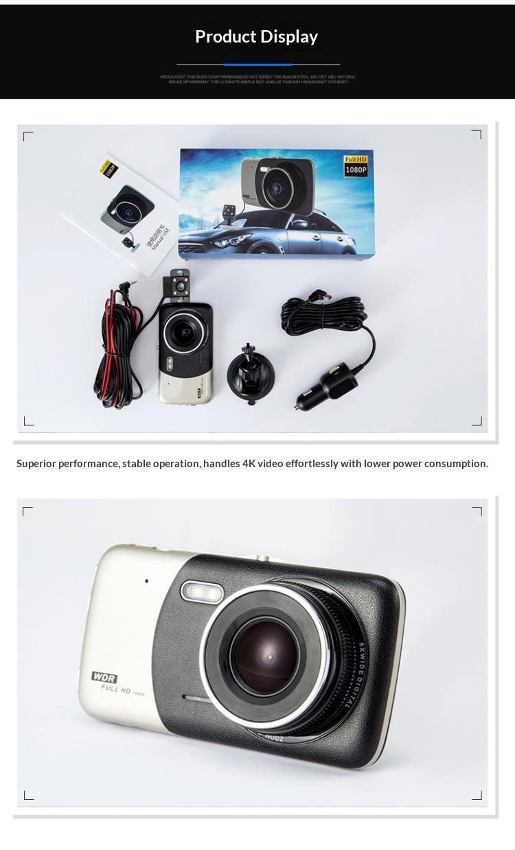 Dashcam Mit Front- Und Rückkamera Hd Nachtsicht Auto Dash Cam_voghion.com