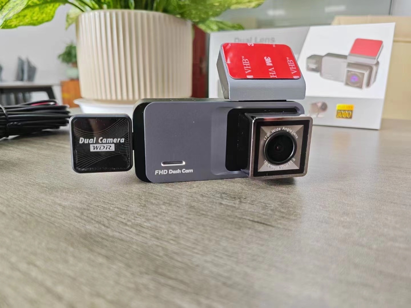 Cross-Border New Product Dash Cam HD Night Vision 1080P Triple Recording Dual Display WIFI Car Sharing Vehicle DVR_voghion.com