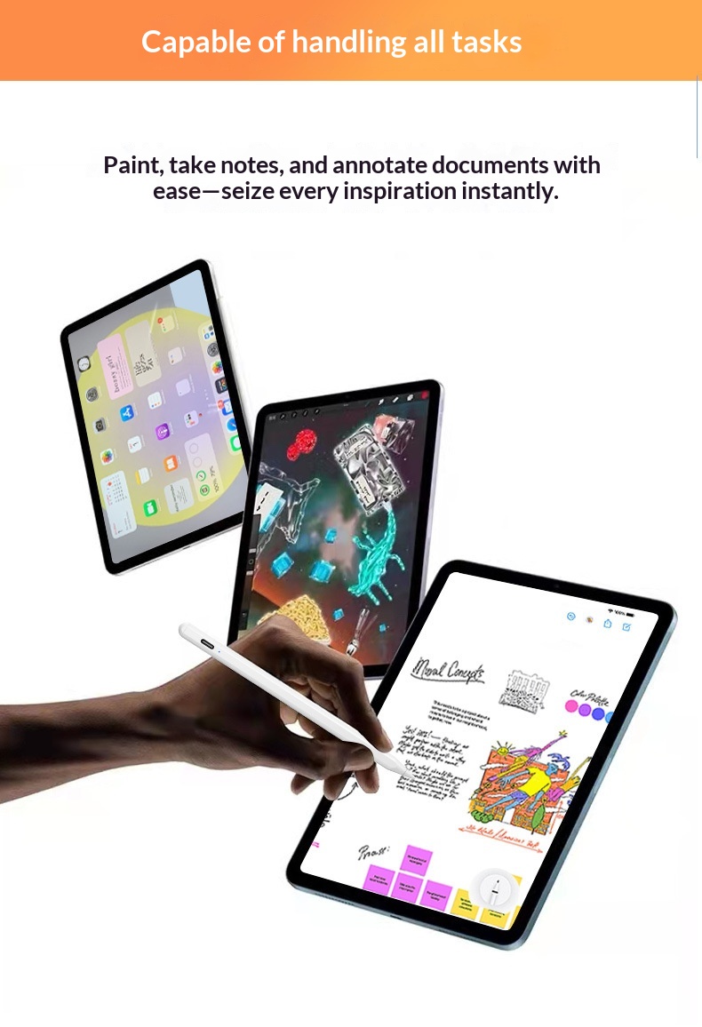 Stylet capacitif universel Source Factory compatible avec les smartphones Huawei et iPad, pour le dessin sur écran tactile_voghion.com