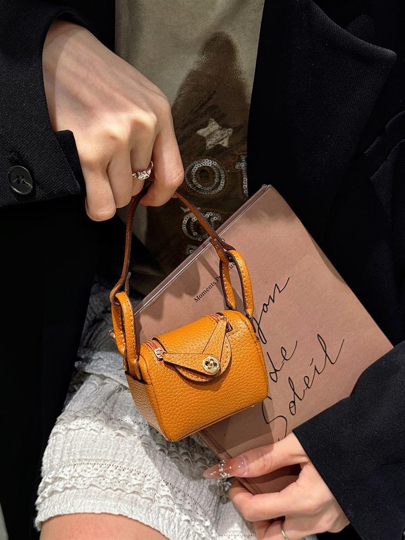 Kreative Mini-Tasche, geeignet als Schutzhülle für AirPods Pro 2 Bluetooth-Kopfhörer, Münzgeldbörse und Autoschlüssel-Zubehör_voghion.com