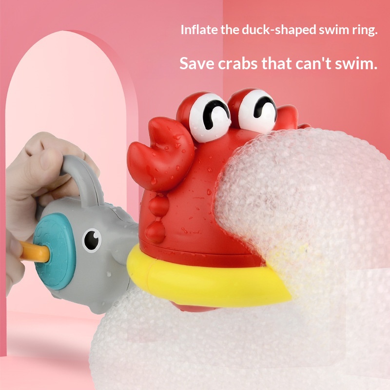 Crab Bubble Machine Shark Bathroom Baby Bathing Water Play Toy Children's IngBaby New Product Cross-Border_voghion.com