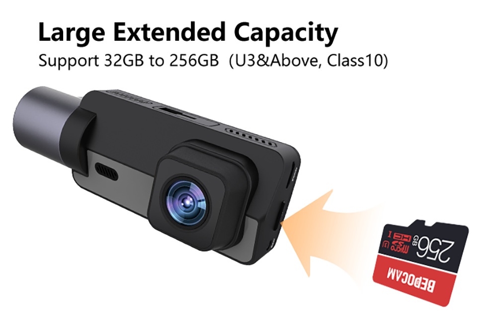Cross-Border 3-Lens 360-Degree Dash Cam HD 4K Front Interior Rear Recording Multi-Language WIFI_voghion.com