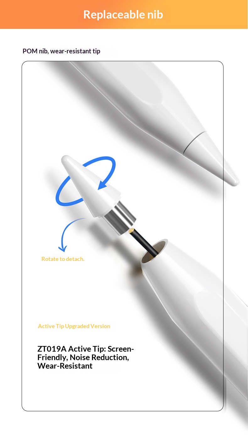 Stylet capacitif universel Source Factory compatible avec les smartphones Huawei et iPad, pour le dessin sur écran tactile_voghion.com
