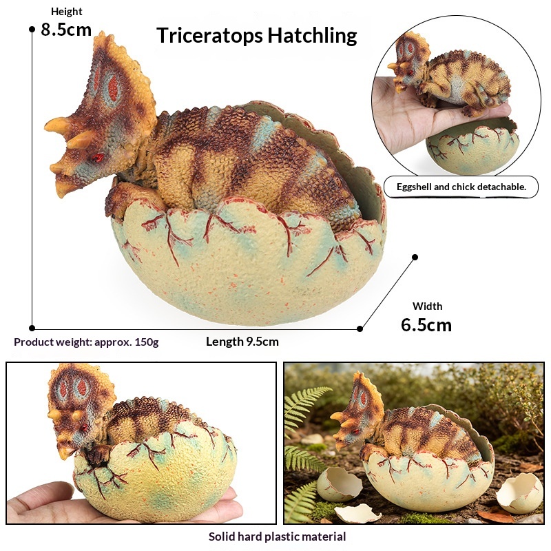Dinosaur Egg Hatching Figure Realistic T-rex Spinosaurus Toy_voghion.com