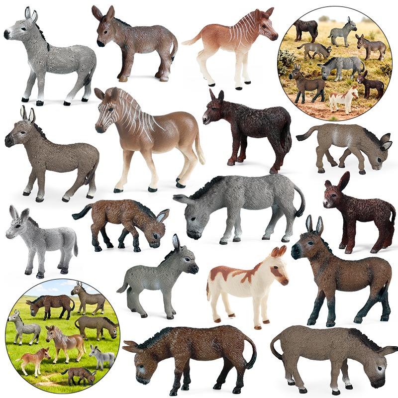 Tierfiguren Set Für Kinder Zur Kognitiven Simulation Bauernhof_voghion.com
