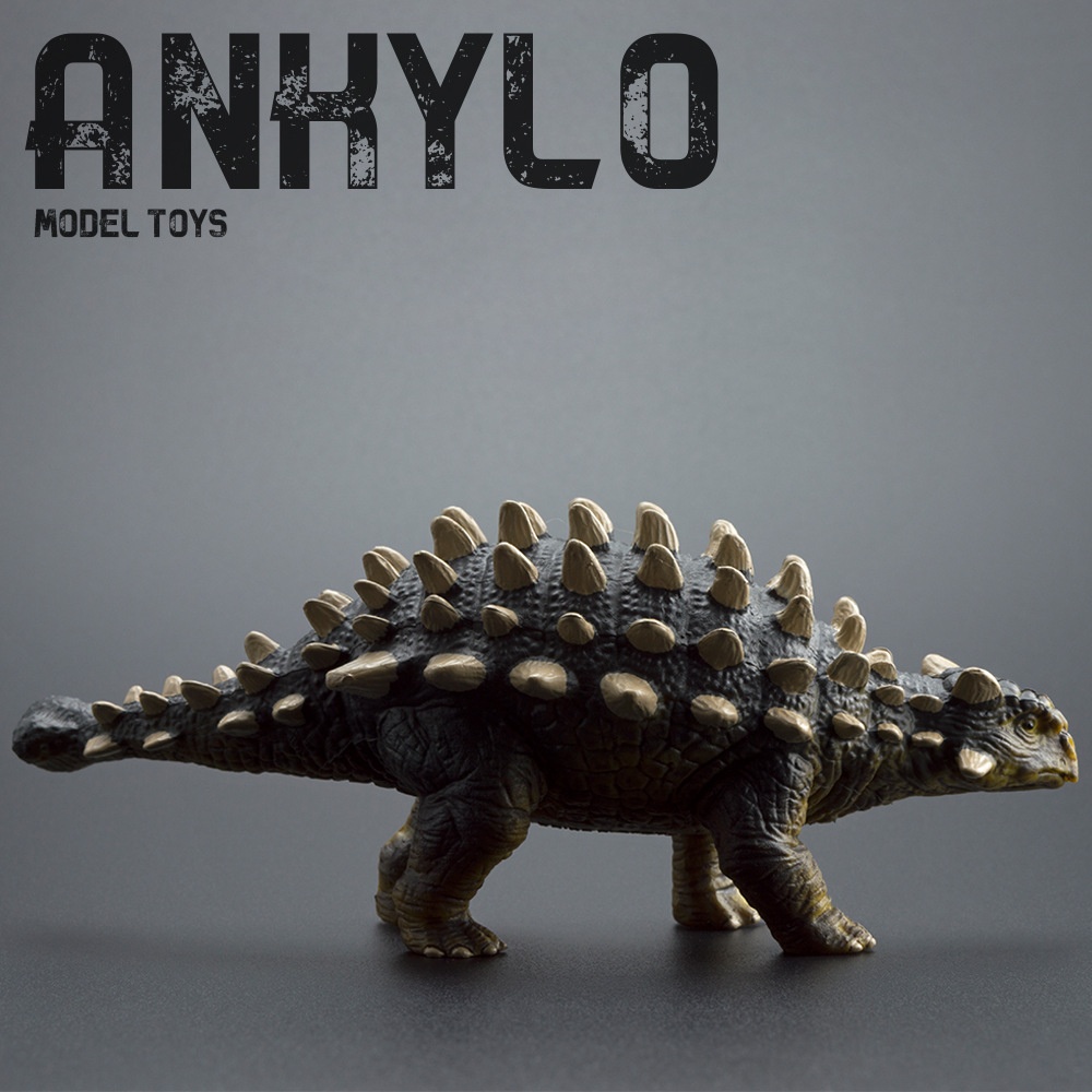 Modello realistico di dinosauro transfrontaliero in plastica rigida, mondo animale giurassico, giocattolo, statuetta di Ankylosaurus, regalo_voghion.com
