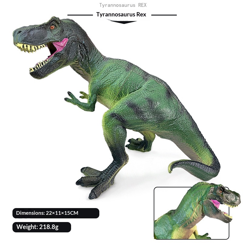 Cross-Border 2-13inch Hollow Plastic Large Animal Solid Simulation Dinosaur Model Ornament Toy Wholesale_voghion.com