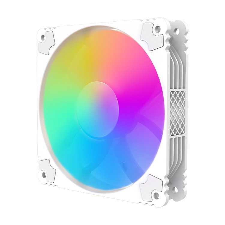 Symphony Gehäuselüfter mit 12 cm LED-Beleuchtung (RGB, farbenfroh, leise)_voghion.com