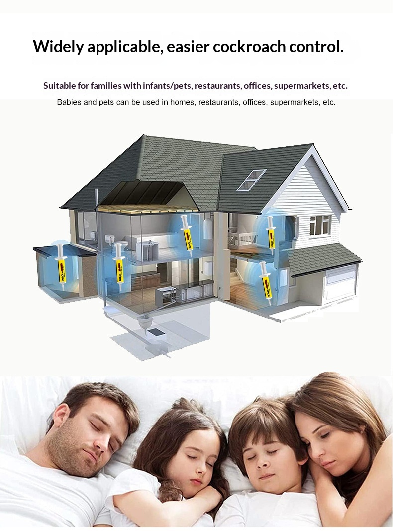 Cockroach Killer Bait Gel Effective Insecticide For Home Use_voghion.com