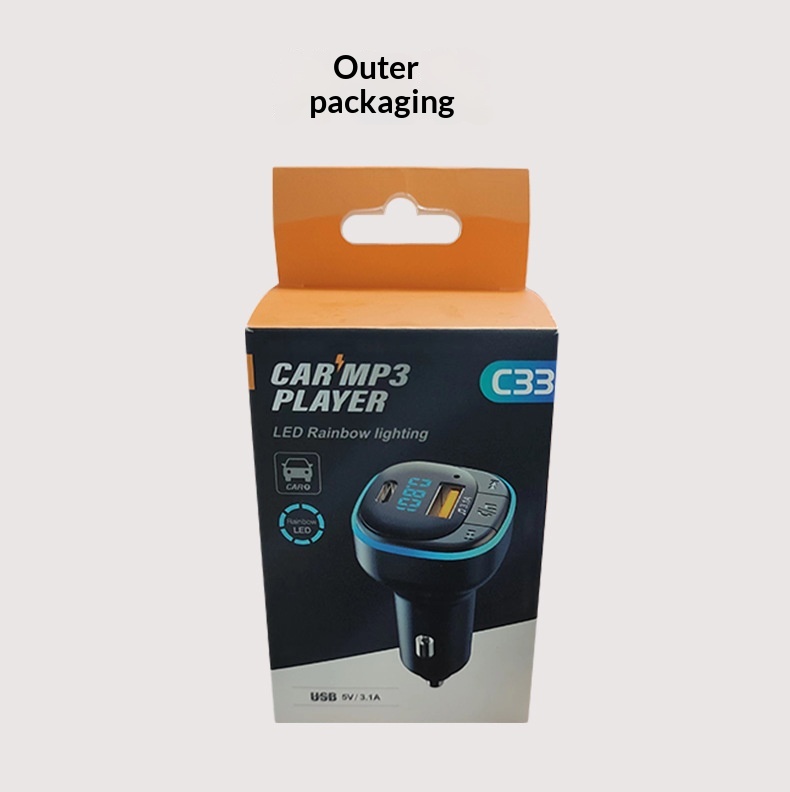 Gloednieuwe Bluetooth multifunctionele MP3-speler met FM-transmitter en autolader_voghion.com