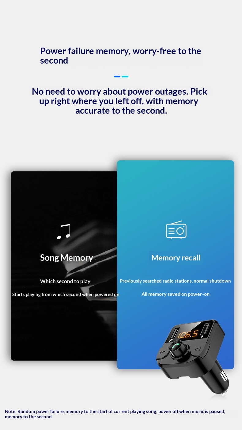 Bluetooth fm transmitter auto carkit met handsfree en mp3 speler_voghion.com