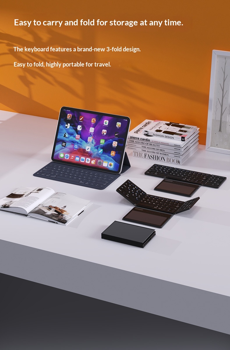 Ultradünnes kabelloses Tablet mit benutzerdefiniertem Touchscreen – 60 % Rabatt – Bluetooth-Mini-Tastatur (leise und tragbar)_voghion.com