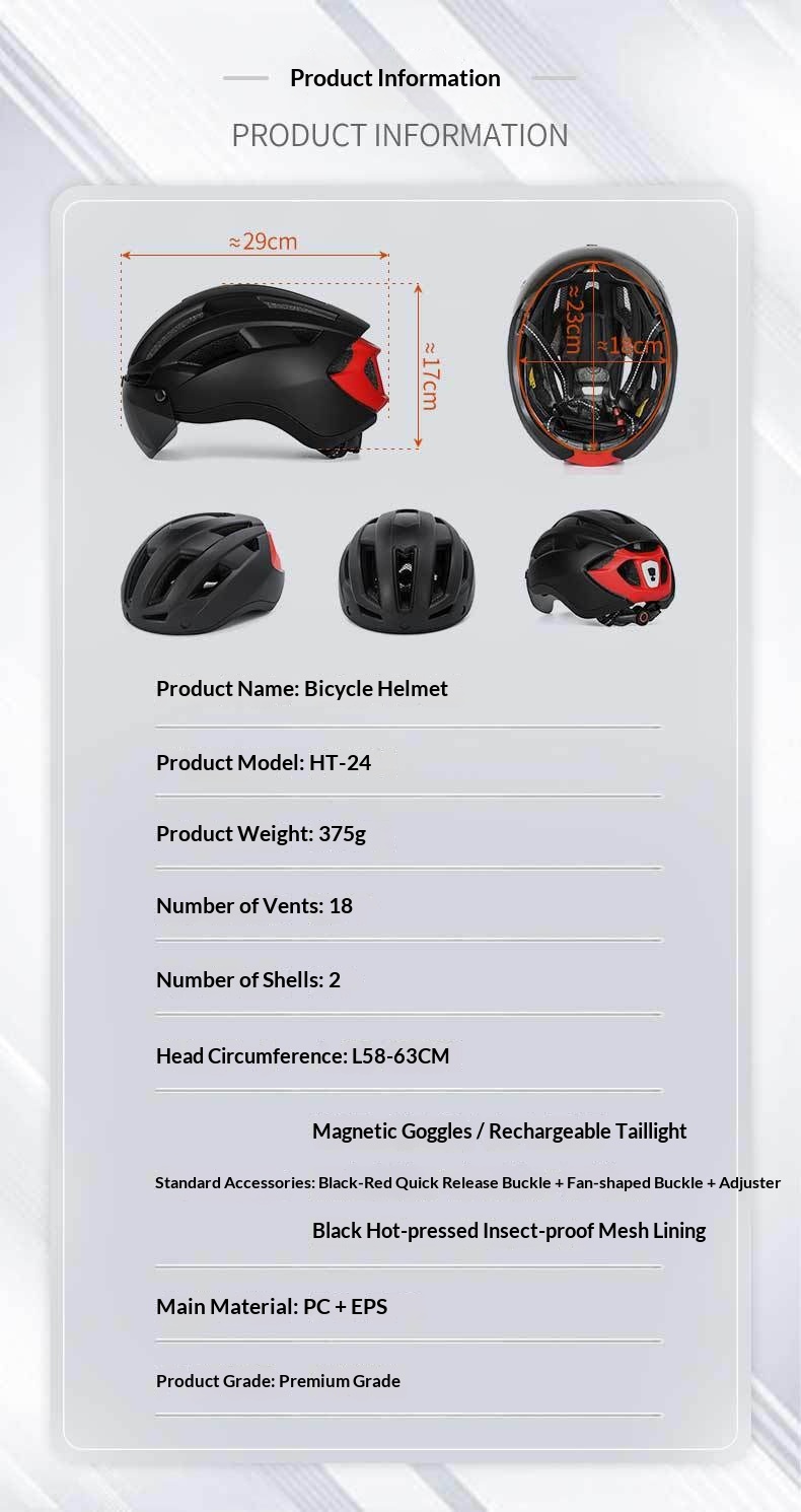 Fietsbril, winddichte outdoor offroad mountainbikehelm, racefietshelm voor volwassenen_voghion.com