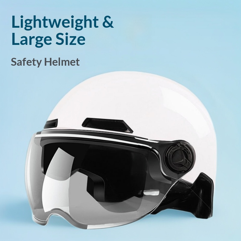 5XL Electric Scooter For Men With Big Head Circumference, Summer Plus Size Half Helmet, Extra Large 70 Four Seasons 3C_voghion.com