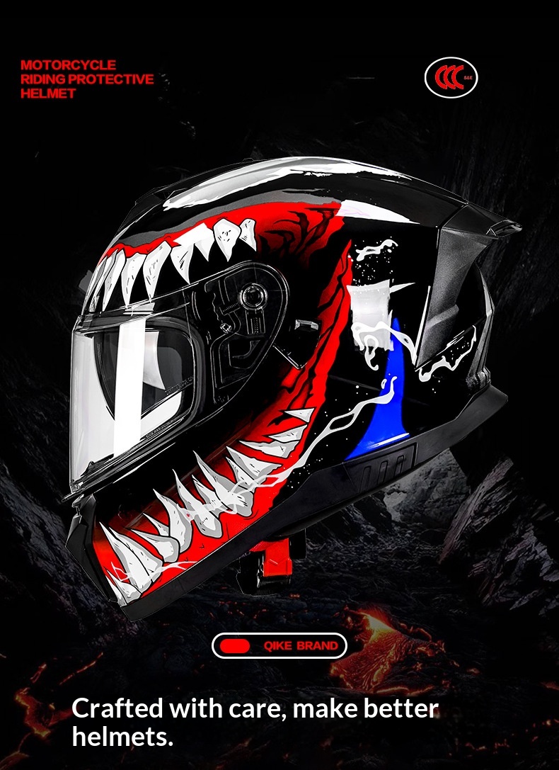 National Standard 3C/DOT Electric Motorcycle Winter ECE Certified Full Face Helmet Manufacturer Cross-Border Exclusive_voghion.com