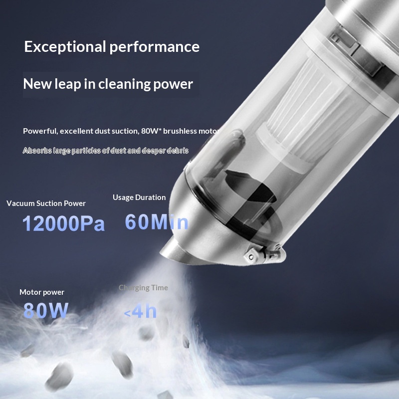 Wireless Brushless High Power Portable Dust Removal Inflatable Car Home Mini Handheld Vacuum Cleaner_voghion.com