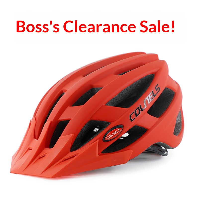 One-piece Bicycle With Visor For Men Women, Mountain And Road Bike Riding Helmet, Sports Equipment Safety Helmet_voghion.com