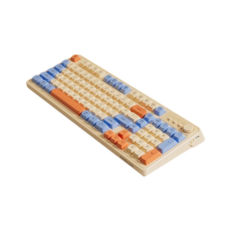 Teclado y ratón inalámbricos Bluetooth Forerunner V1 con tacto mecánico, silenciosos, para hombre y mujer, ideales para la oficina o la oficina. Excelente relación calidad-precio._voghion.com