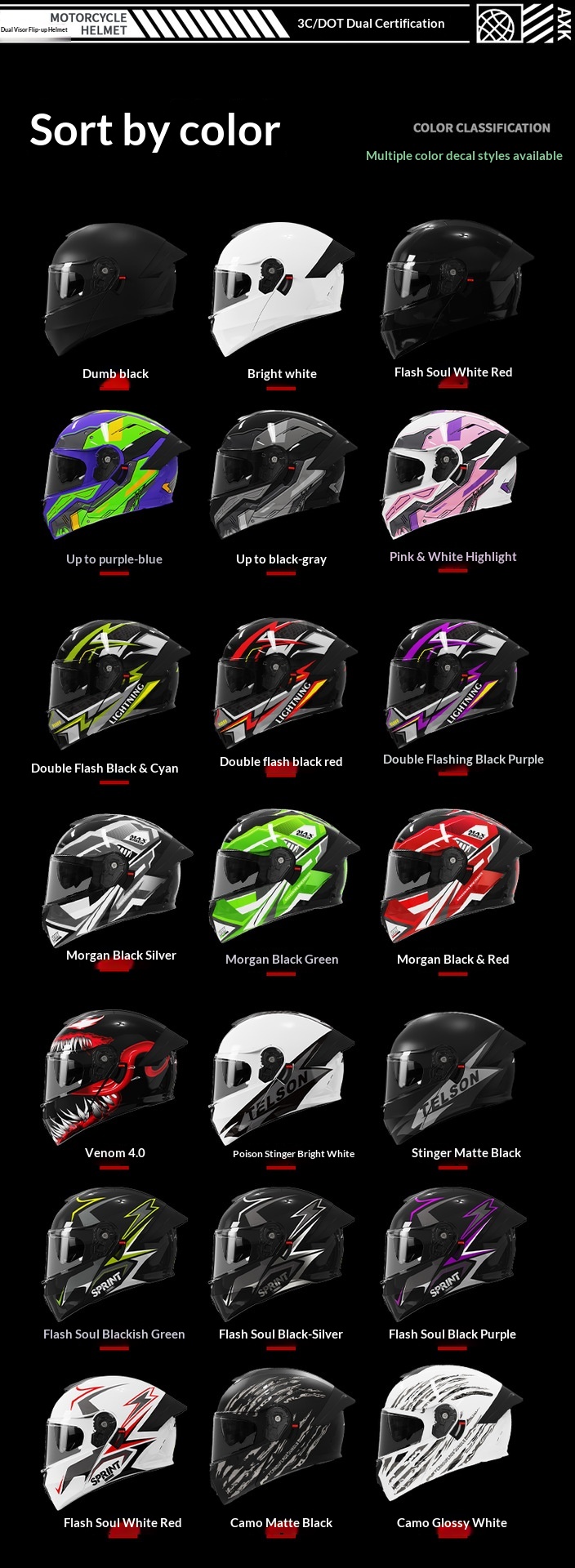 3C/DOT Certified Motorcycle For Men, Open Face Helmet, All-Season Universal, Motorbike Riding, Women's Electric Bike_voghion.com