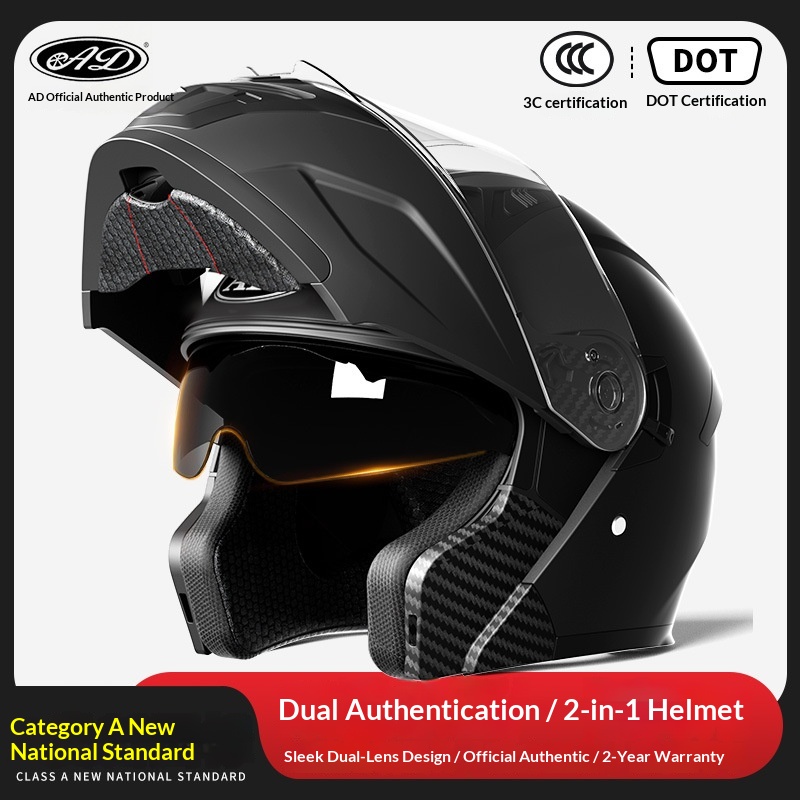 Cross-border Exclusive Motorcycle Helmet, Safety Men And Women, Open-face, Suitable All Seasons, Full-face Helmet For_voghion.com