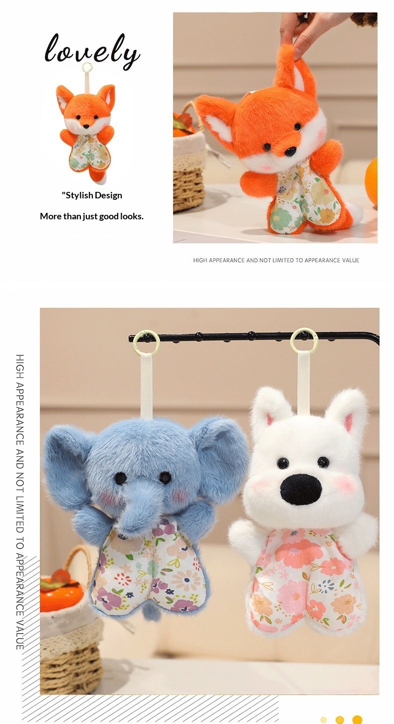 Fun Stress-Relief Doll, Comforting Plush Toy, Healing Squeezable Lamb Figurine, Cute Husky Beanbag_voghion.com