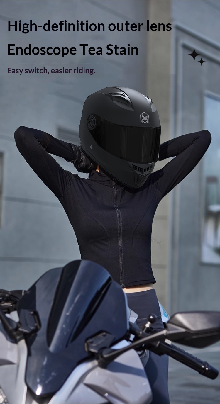 Außenhandel Elektrofahrrad Herren Vier-Jahreszeiten-Mountainbike Integralhelm Damen Winter Warmes Fahren Doppelvisier Sicherheit_voghion.com