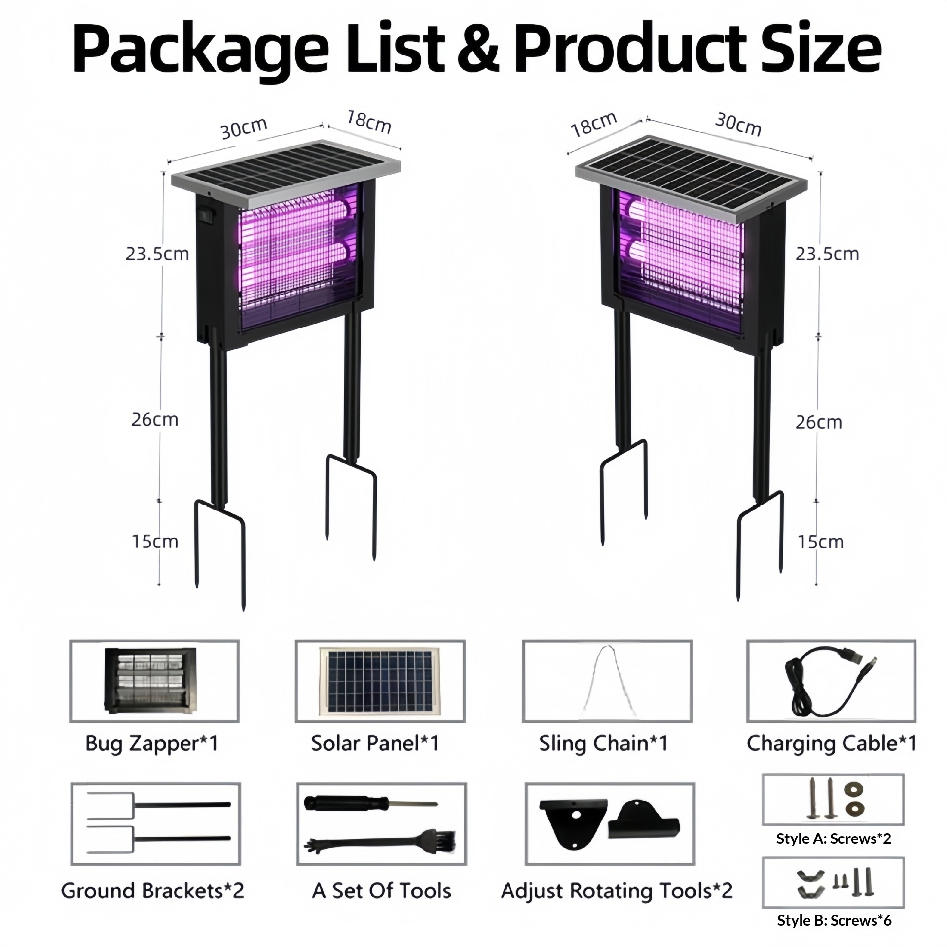 Cross-Border Solar Property Community Waterproof Engineering Insect Killer Outdoor Mosquito Catcher Lamp_voghion.com