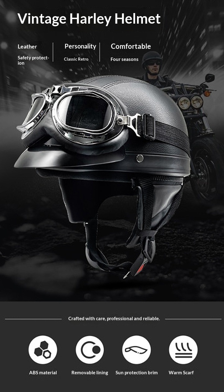 Exklusiv bei Cross-Border erhältlich: Leder-Halbelektroroller für Damen und Herren, Ganzjahres-Leichtmetallhelm in Melonenfarbe, sofort lieferbar_voghion.com
