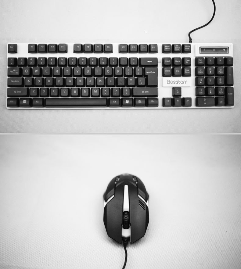 Kit di montaggio fai-da-te per tastiera e mouse USB con retroilluminazione arcobaleno fluttuante del Dr. Ton._voghion.com