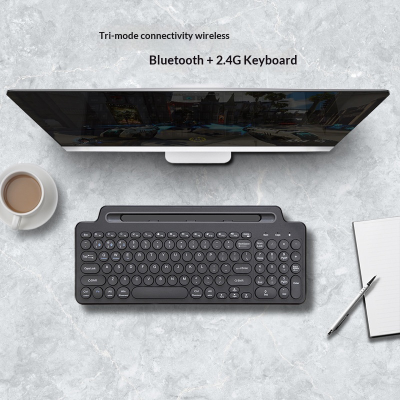 Bluetooth-Funksteckplatz 2,4G Tablet Telefon Computer Smart-Touchpad-Tastatur_voghion.com