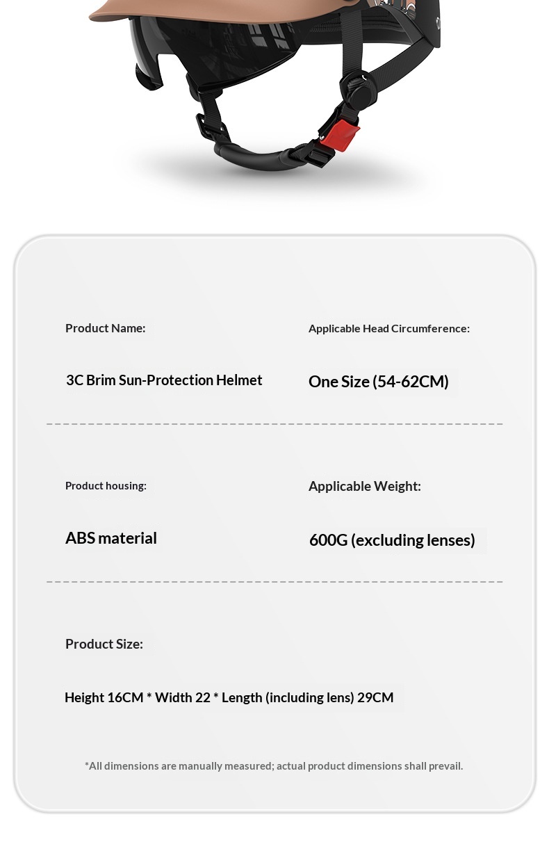 Motorcycle Helmet Summer Lightweight Duckbill Safety Helmet_voghion.com