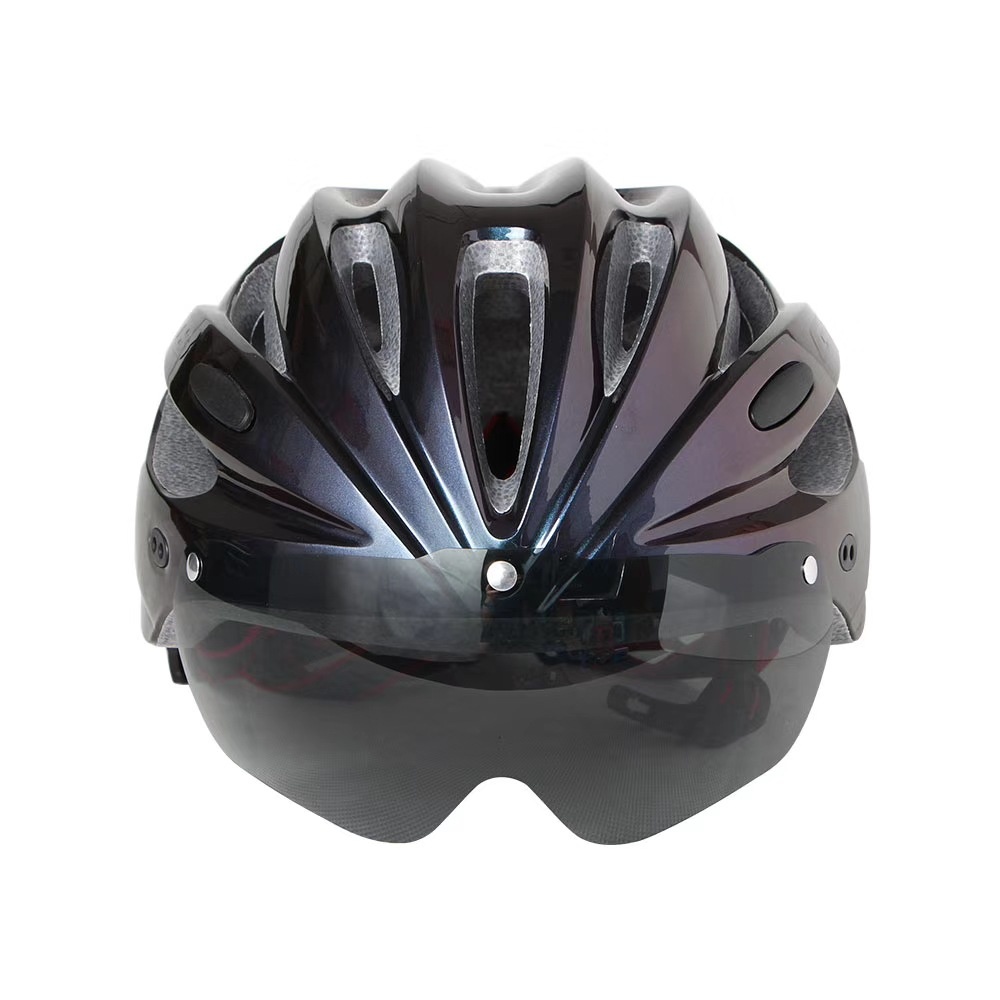 GUB K80 Gradient fiets met geïntegreerde fietsbril en magnetische brilhelm_voghion.com