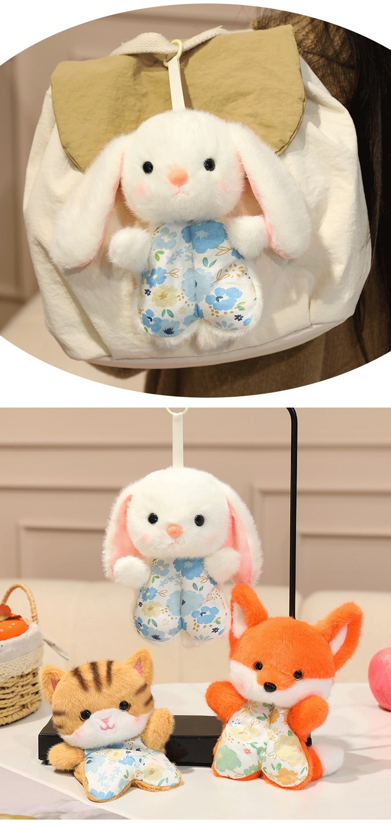 Fun Stress-Relief Doll, Comforting Plush Toy, Healing Squeezable Lamb Figurine, Cute Husky Beanbag_voghion.com