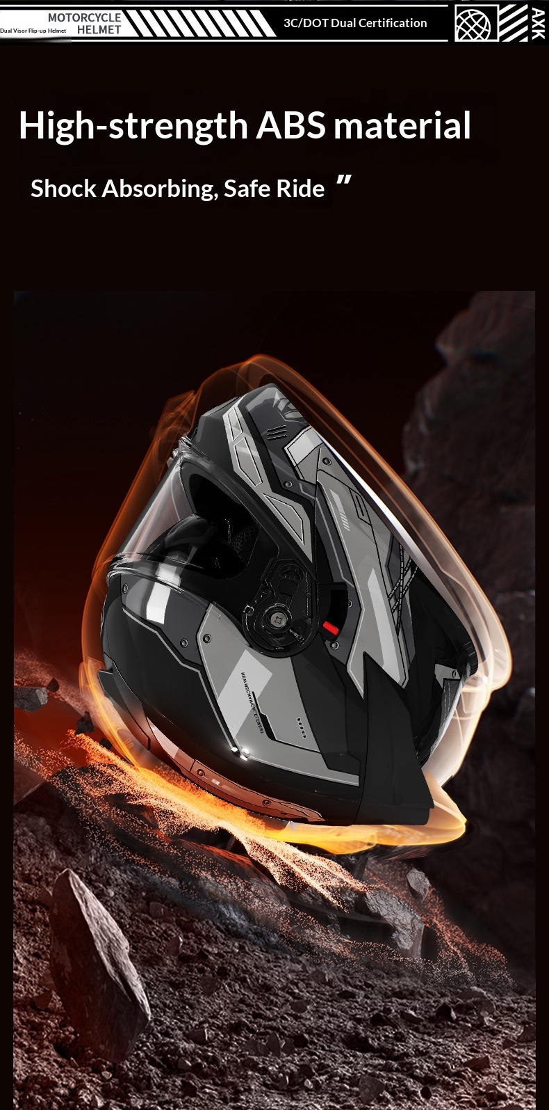 3C/DOT Certified Motorcycle For Men, Open Face Helmet, All-Season Universal, Motorbike Riding, Women's Electric Bike_voghion.com