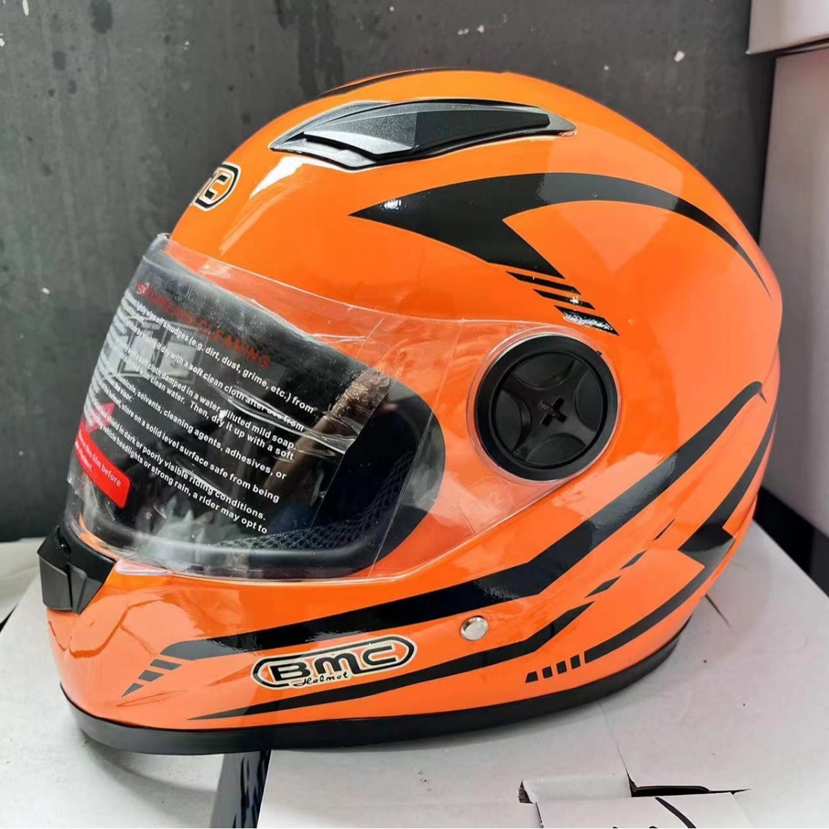 Casco integrale da moto e bici elettrica Cross-Border Exclusive per uomo, design senza cuciture_voghion.com