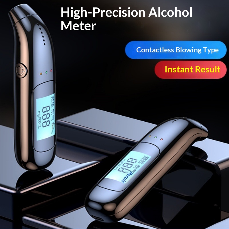High-precision Driving, Air-blown Type, Self-testing Alcohol Tester With Digital Display Sensor For Drunk_voghion.com