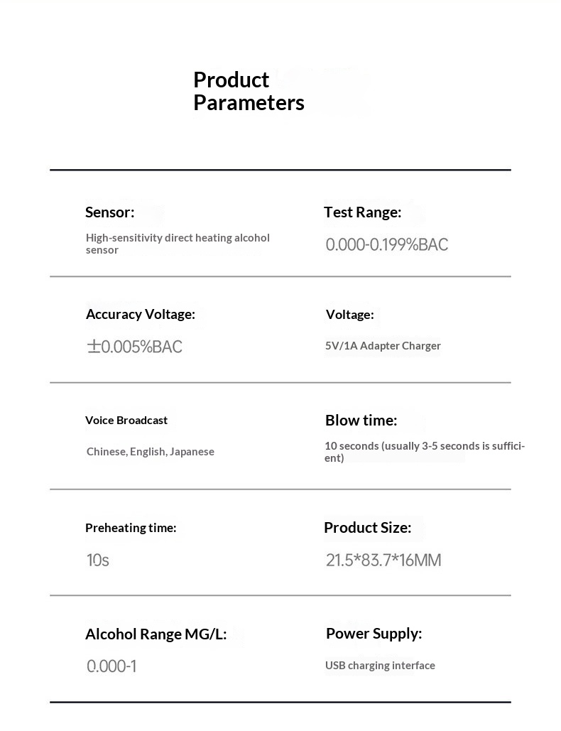 Alcoolímetro digital com anúncio por voz dos resultados_voghion.com