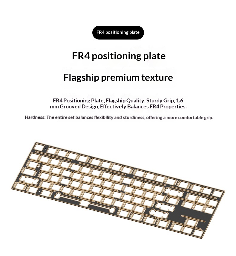 Teclado mecánico Vika STARS80 de tres modos, aluminio sólido, estructura de junta de liberación rápida personalizada, iluminación RGB para juegos._voghion.com