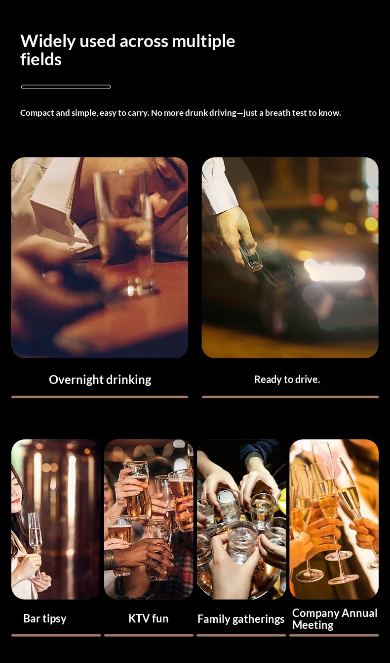 Car Intelligent Voice Digital Display Portable Detector High Precision Blowing Alcohol Tester_voghion.com