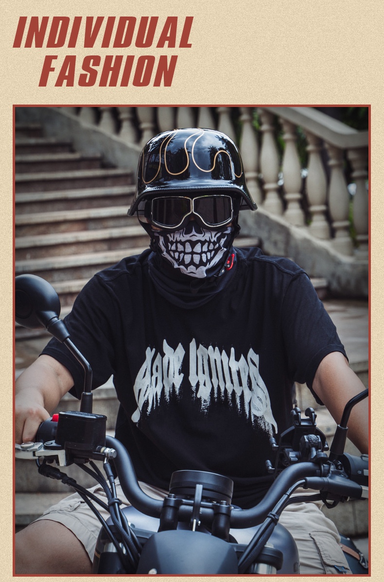 Halbschalenhelm im deutschen Soldatenstil, Retro-Design, für Motorräder, Sommer, Cruiser und Roller, 3C-zertifiziert, Ganzjahres-Ausrüstung_voghion.com