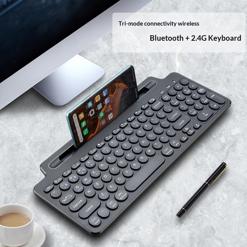 Bluetooth-Funksteckplatz 2,4G Tablet Telefon Computer Smart-Touchpad-Tastatur_voghion.com